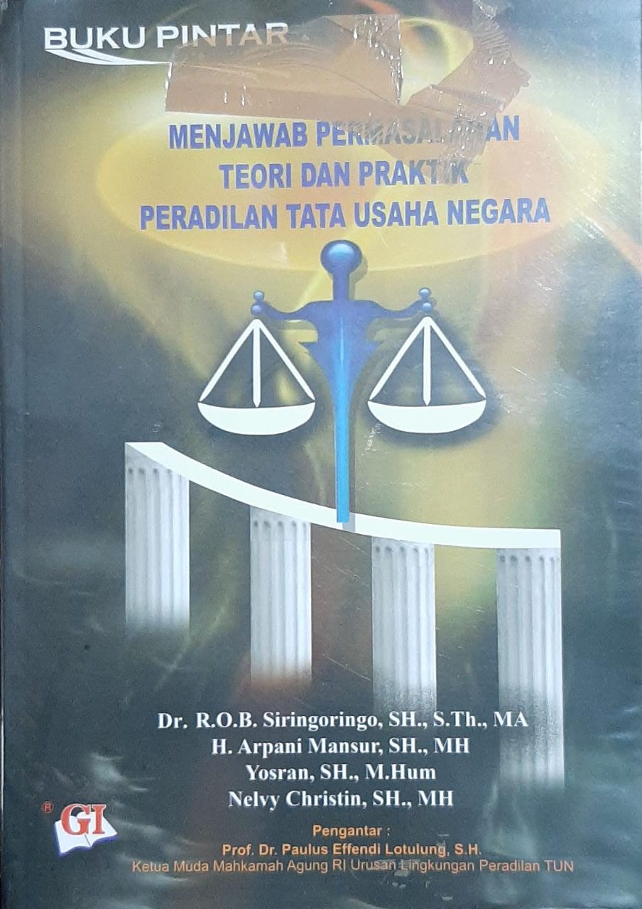 Buku Pintar Menjawab Permasalahan Teori dan Praktek Peradilan Tata Usaha Negara